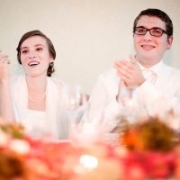 Photographie de Mariage, Marion et Emmanuel durant le diaporama